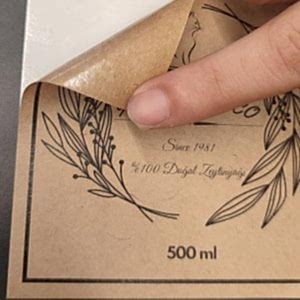 Kraft Sticker