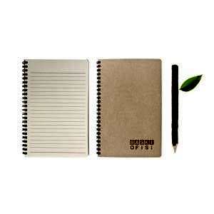 Kraft Sipiralli Logo Baskılı Defter